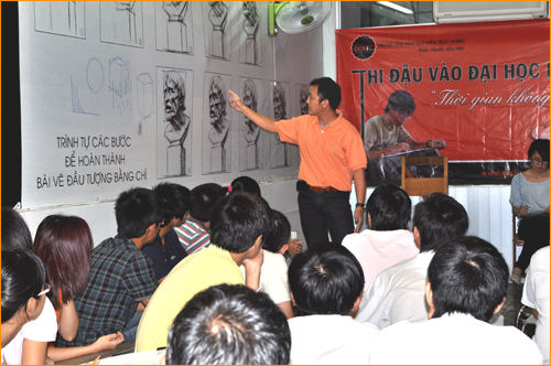 Luyện thi vẽ mỹ thuật vào đại học kiến trúc TP. HCM - Ảnh 1